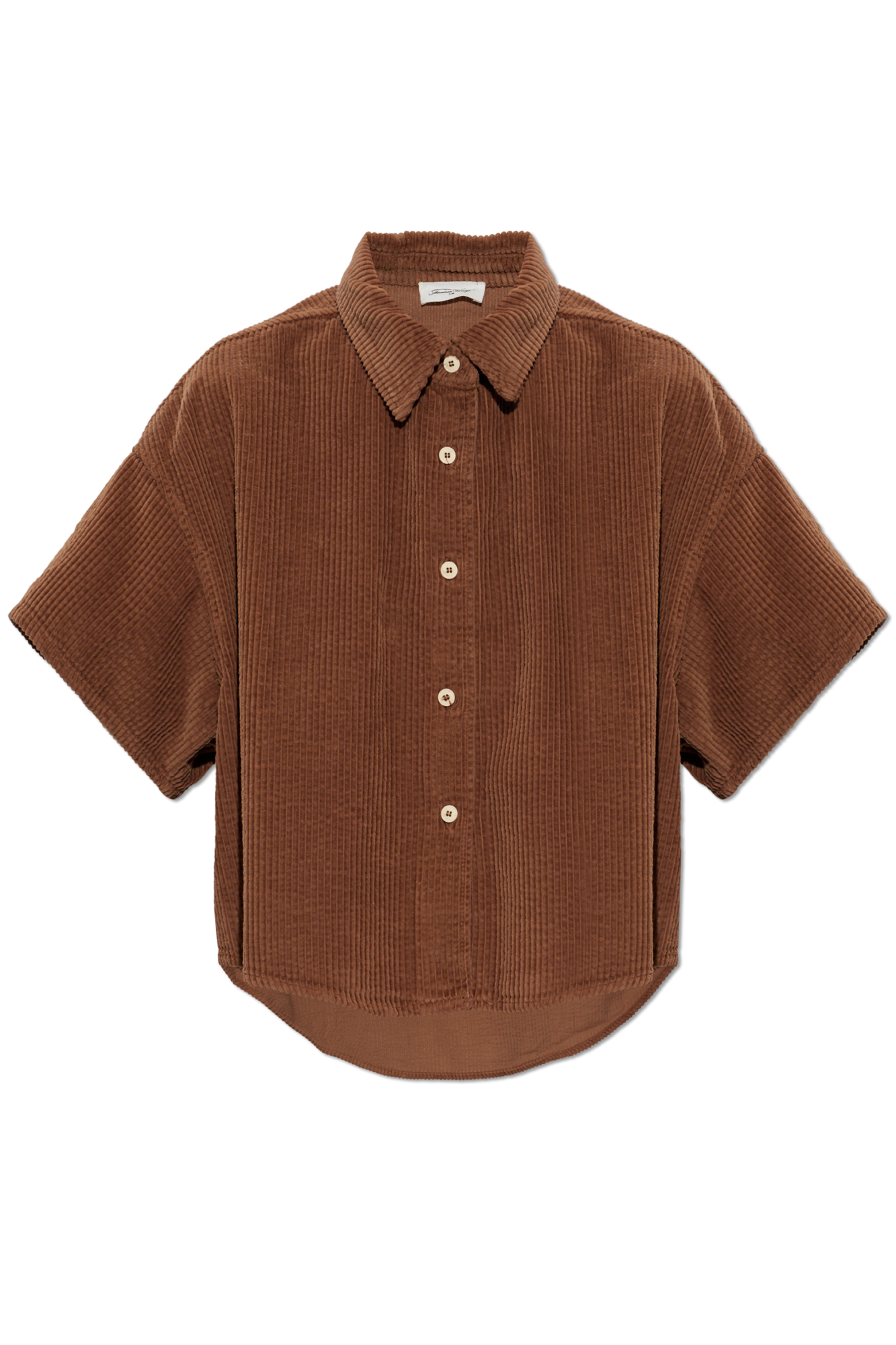 American Vintage Short-sleeve corduroy shirt | Women's | Vitkac